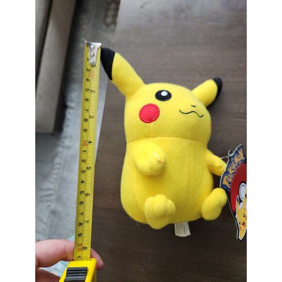 Pokémon PIKACHU Plush 6" Character Stuffed Toy Factory New W tag 2020 - Picture 8 of 8